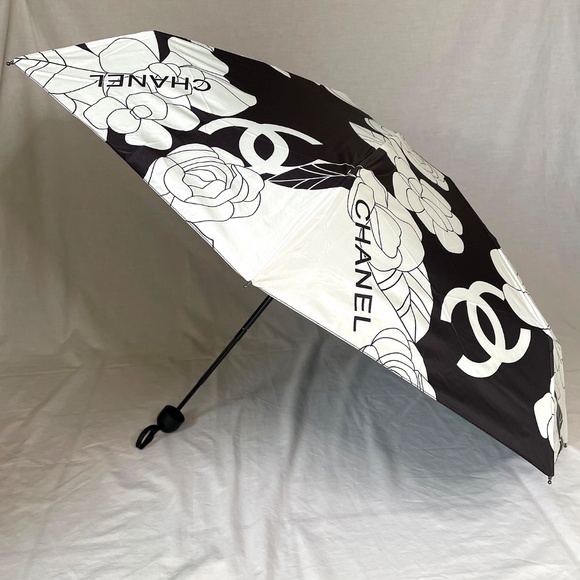 Chanel Umbrella Black & White New In Box VIP - Picture 7 of 10